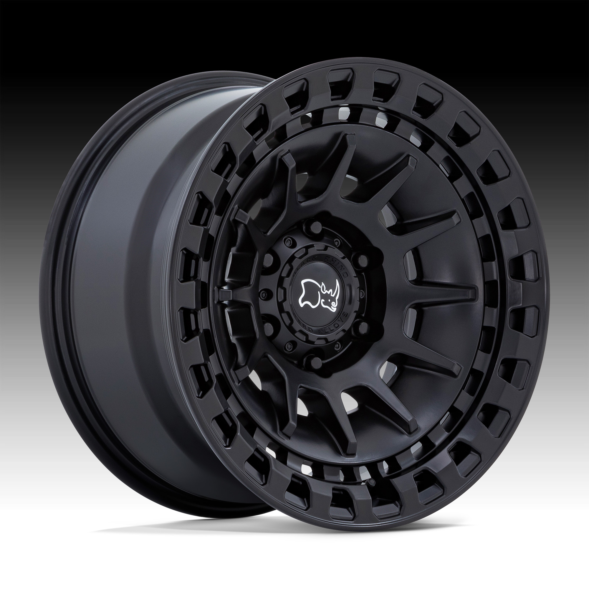 Black Rhino Barrage Matte Black Custom Truck Wheels Barrage BR009